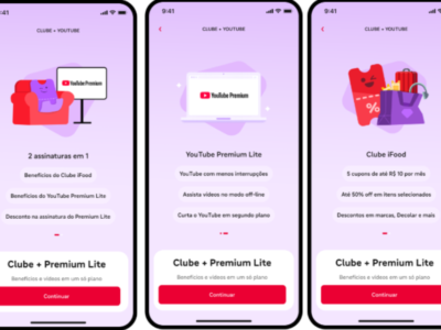 Destaque - iFood anuncia desconto exclusivo no YouTube Premium Lite
