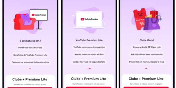 Destaque, Literatura - iFood anuncia desconto exclusivo no YouTube Premium Lite