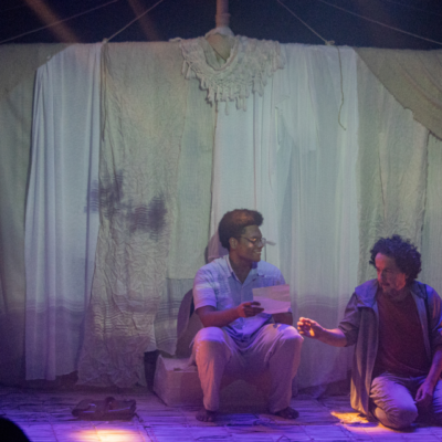 Destaque, Propaganda - Itaú Cultural recebe nova temporada gratuita de “Macuco”, com Edgar Castro e Vitor Britto