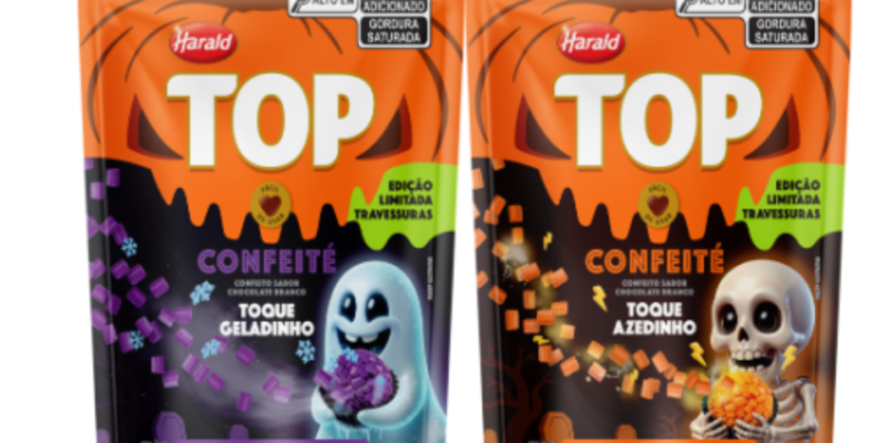 Propaganda - Confeités TOP Halloween, da Harald, chegam às gôndolas para inspirar receitas